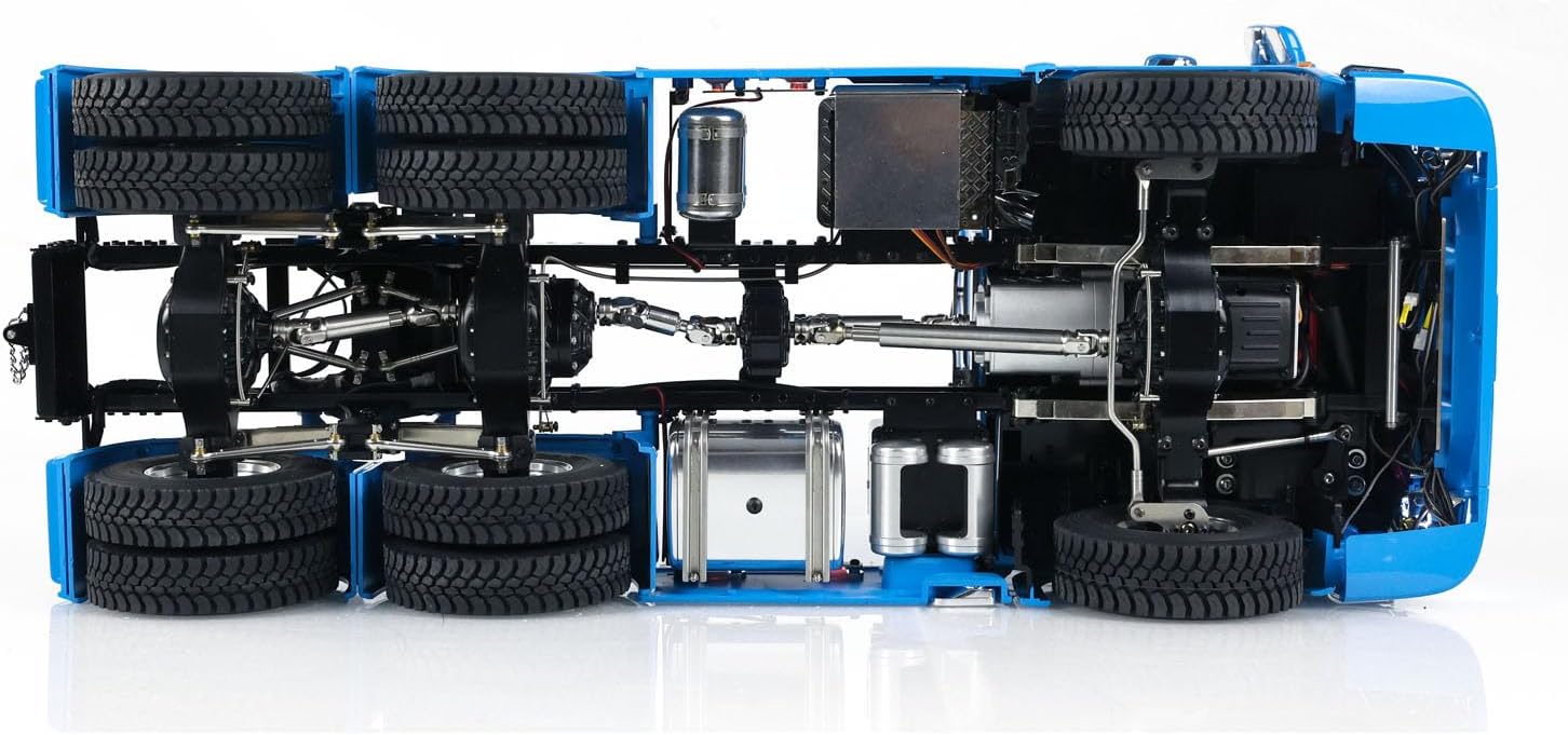 TOUCAN RC HOBBY 1/14 Remote Control Tractor Car 6x6 RC Truck 2-Speed Metal Chassis Sound Lights for Ages 14+