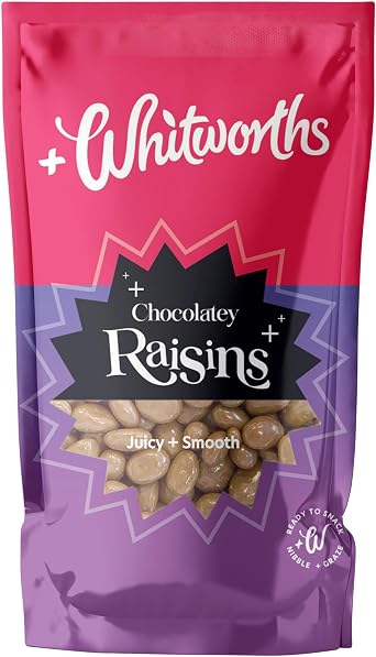 Whitworths Chocolatey Raisins, 115g
