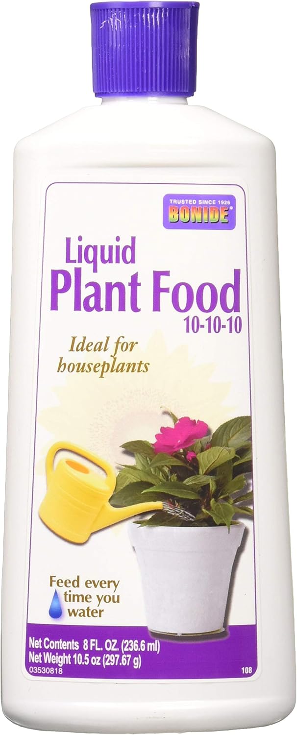 Bonide Fertilizante Líquido 10-10-10 para Orquídeas 236.6 ml