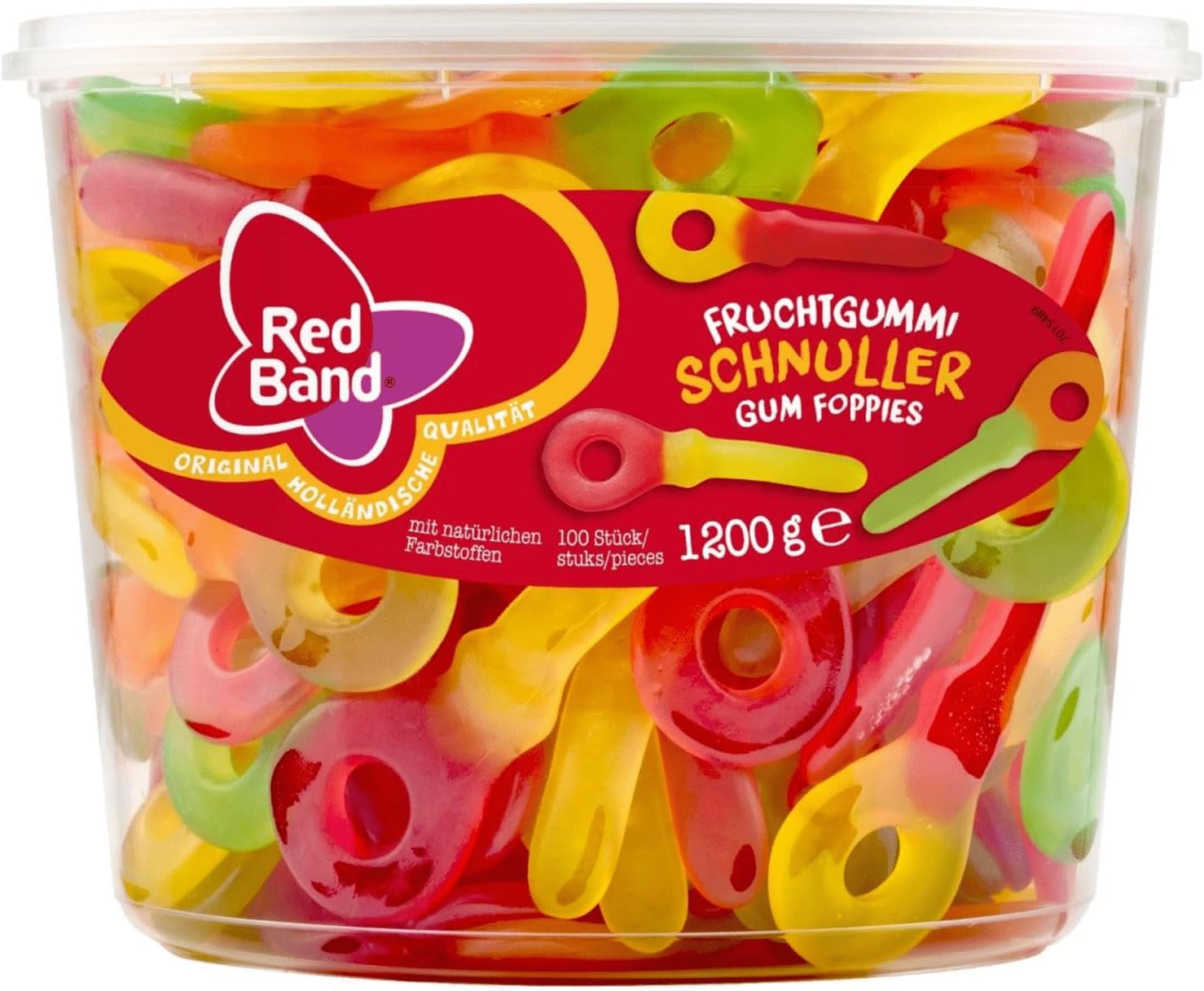 Red Band Fruchtgummi Schnuller 100St. 1,2kg