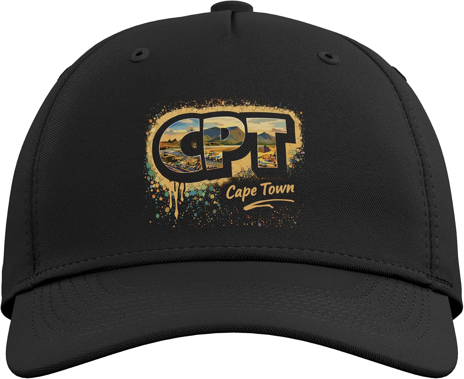 Cape Town South Africa Street Art Travel Design Adjustable Baseball Hat