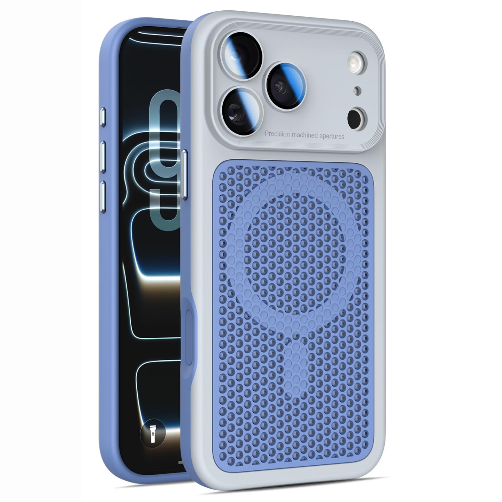 Housse iPhone 17 Pro Max anti-surchauffe pour charge sans fil et sécurité caméra