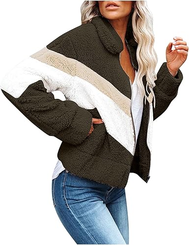 faux shearling shaggy oversized coat