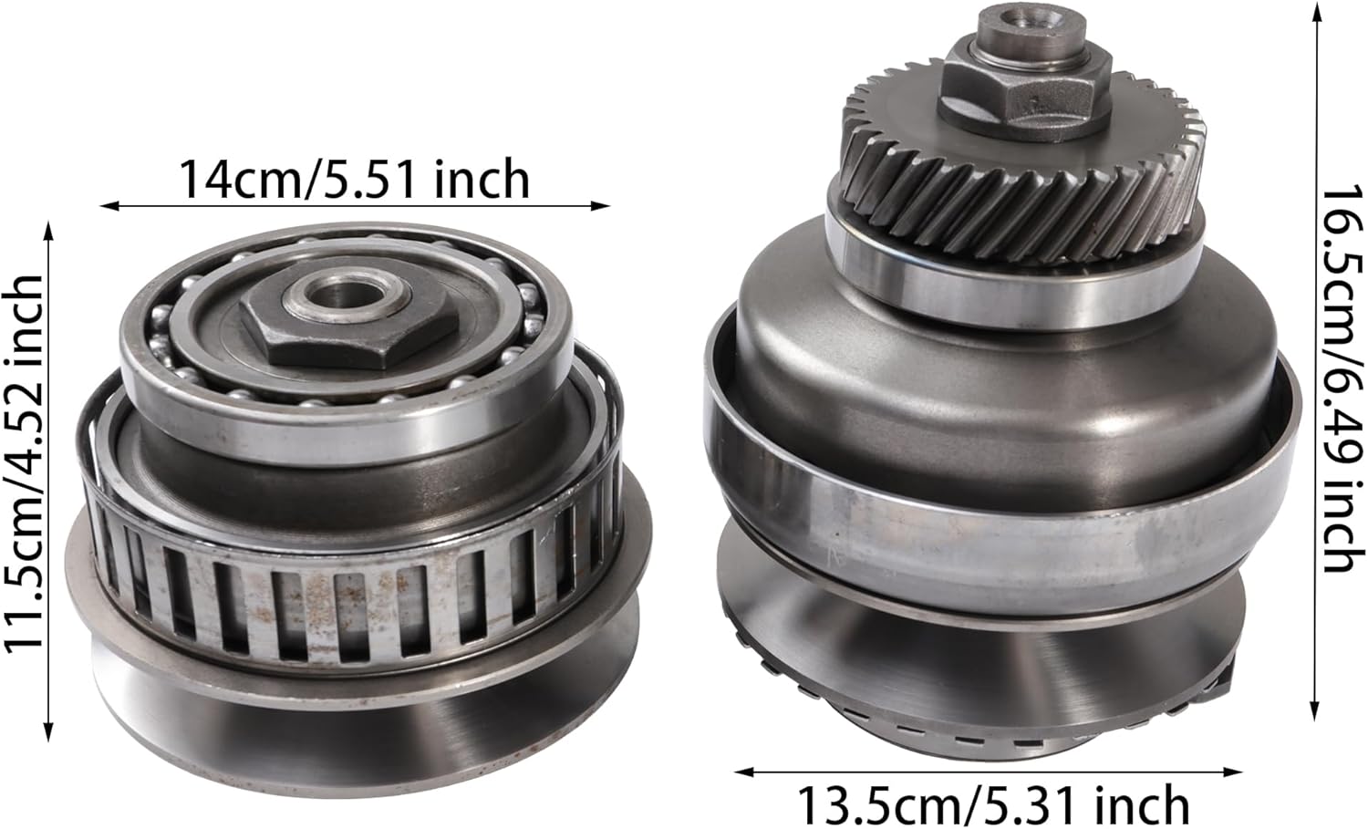 CAREONLINE JF015E RE0F11A CVT Transmission Pulley Set W/Belt/Chain 30 Teeth 901068 Compatible with Niss a-n SUZ UK-I Mitsubi-shi Chev rol-et G M-C