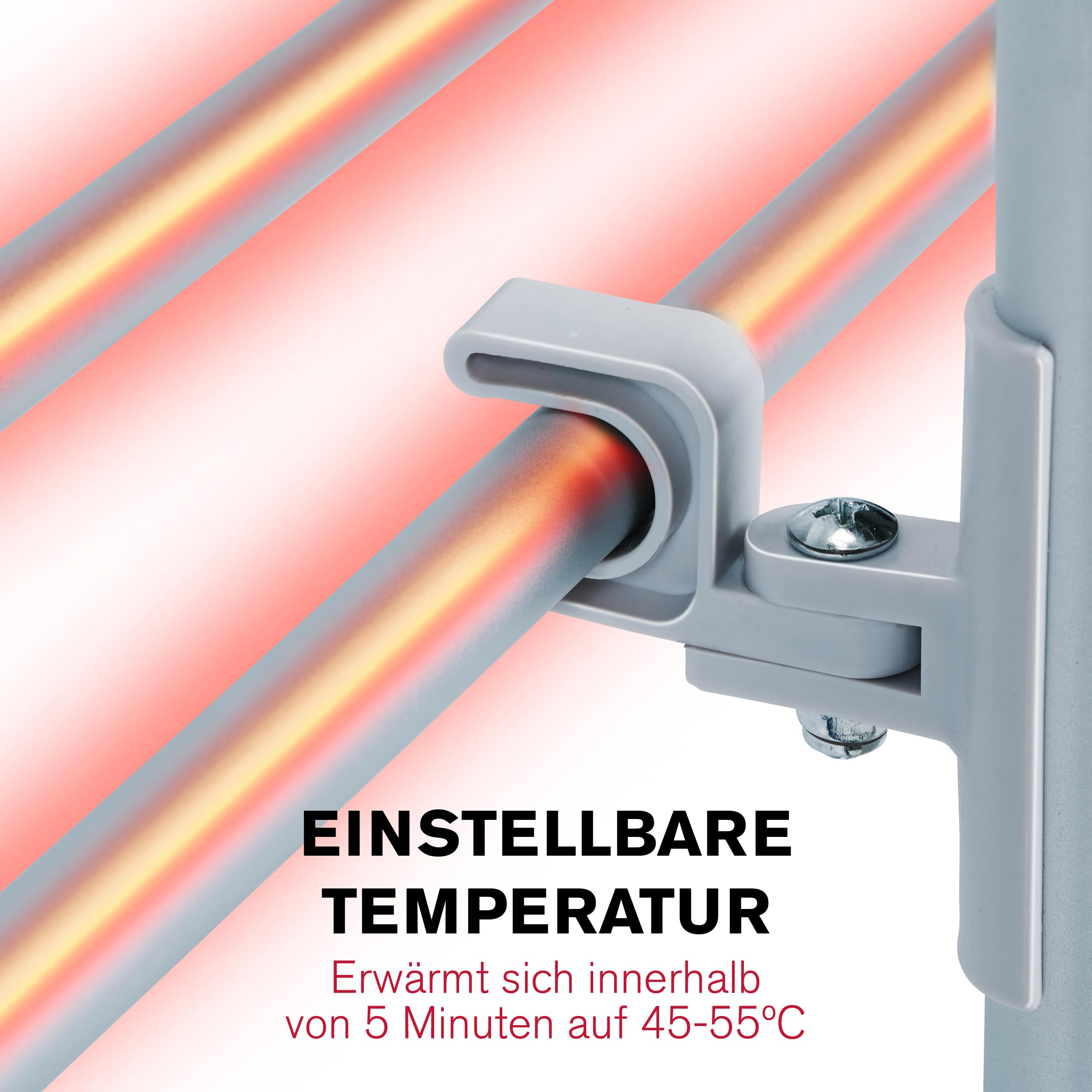 Dirt Devil Elektrischer Wäscheständer - Turmwäscheständer - Trockenturm - 230V - 21 m - 30 Stangen, Grau