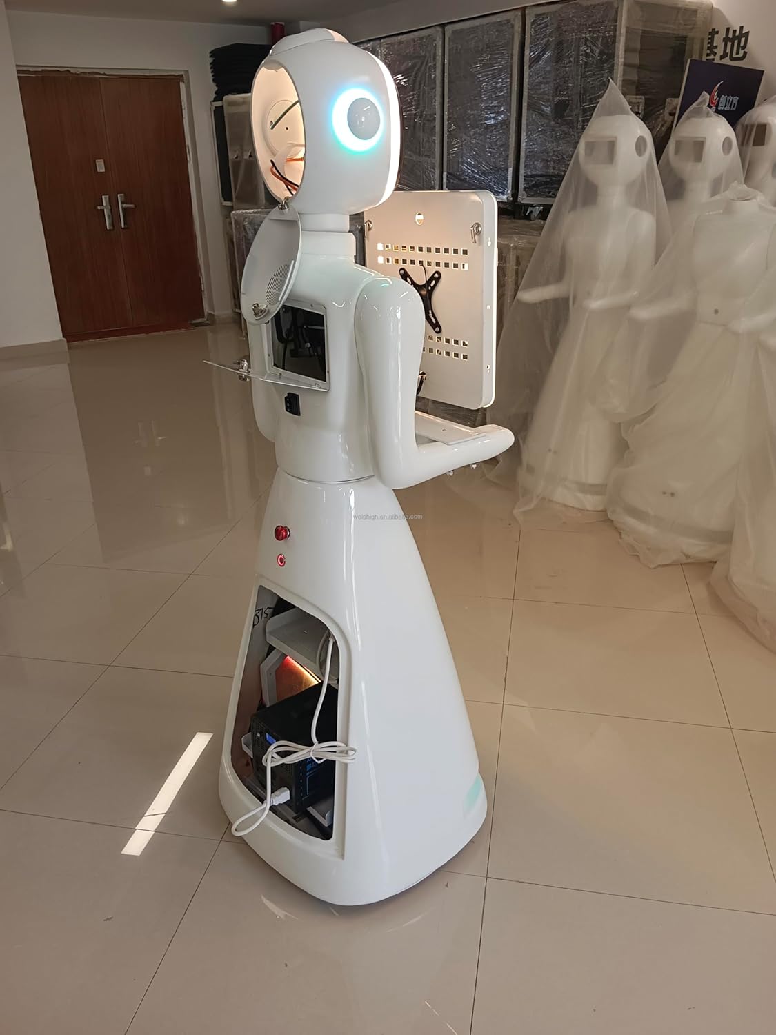 360 Photo Booth AI Instant Printing Selfie Kiosk Automatic with Ring Light Portable for Wedding Party Events Business Celebrations