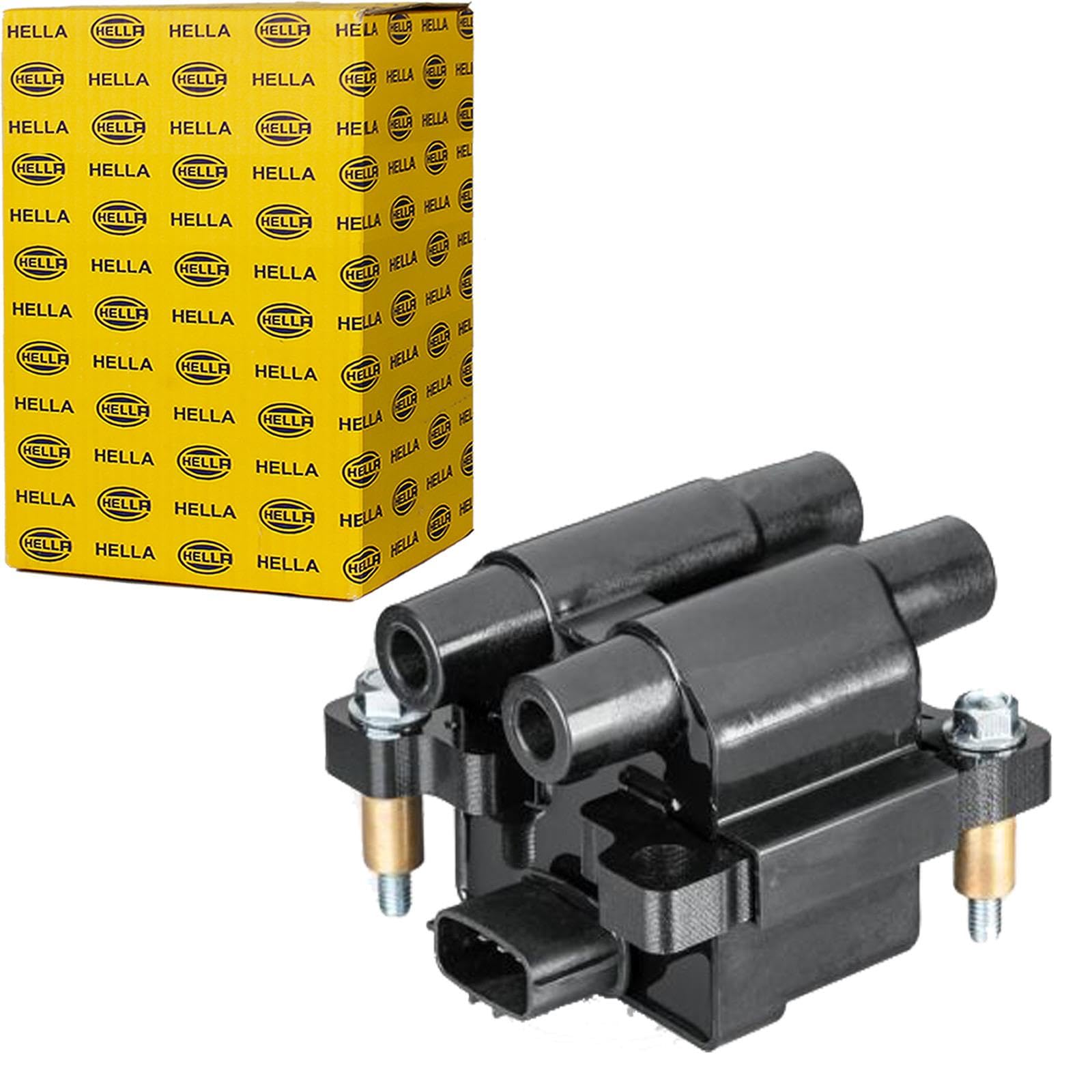 HELLA 5DA 358 057-​841 Bobina de encendido - 4polos - Bobina de encendido bloque - atornillado