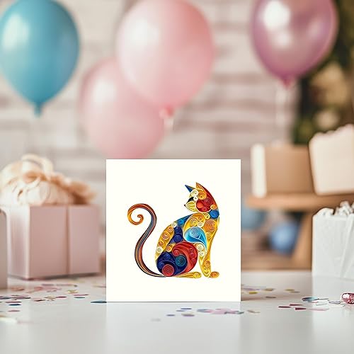 Miniatura 10 de Dove - Tarjeta de felicitación con diseño de animales, romántica tarjeta de felicitación para todas las ocasiones, pensando en ti, cumpleaños, día