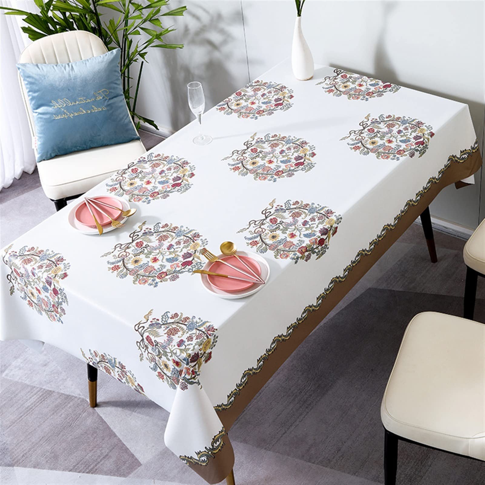 Nappe de protection de table imperméable pour hôtel et grand banquet