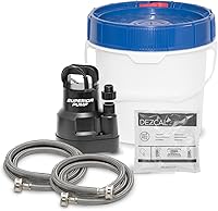 Vista 1 de Kit de bomba descalcificadora para calentador de agua sin tanque Superior Pump 91660 con solución descalcificadora no tóxica, 3.5 galones, Deluxe