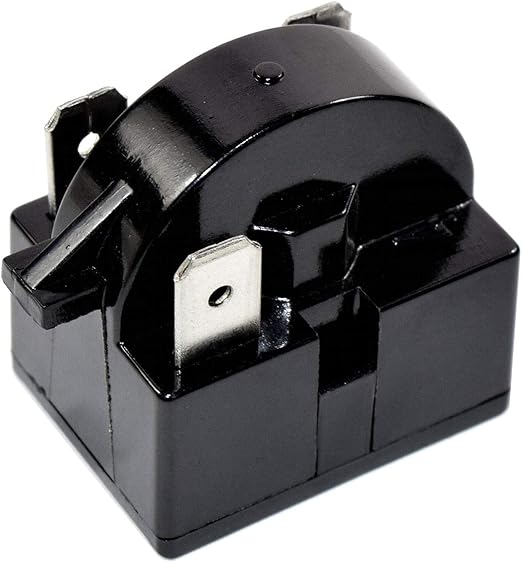 HQRP QP2-4R7 4.7 Ohm 3-Pin PTC Starter/Start Relay Replacement Compatible with Mini Fridges, Compact Refrigerators, Beverage & Wine/Beer Coolers, Deep Freezers, Beer/Wine Refrigerators