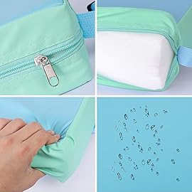 Toddler Booster Seat for Dining Table, Double Safe Adjustable Straps Portable Booster Seat Dining Table, PU Washable Kids Booster Seats, Portable Travel Increasing Cushion Seat