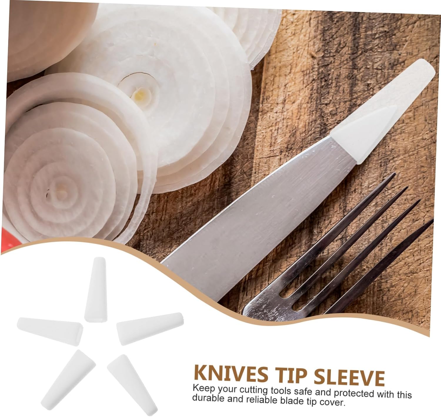 250pcs Cutter Tip Protective Sleeves PP White Covers image 5