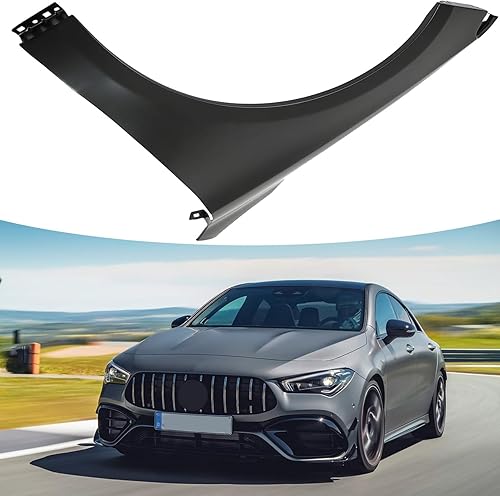 Vista 9 de Guardabarros delantero derecho acero imprimado negro reemplazo para 2014-2019 CLA250 CLA45 AMG 1178810201 MB1241148