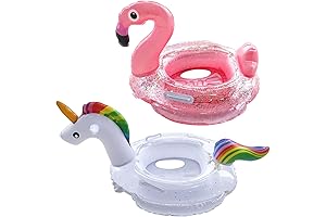 Adorable Inflatable Flamingo Unicorn Pool Floats Designed for Kids' Safety and Fun