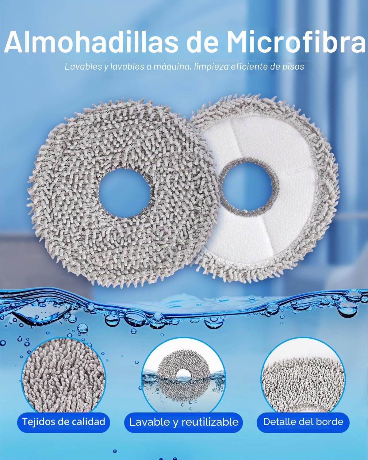 20 Piezas Accesorios para Xiaomi X20+/X10+, Repuestos para Dreame L10 Ultra | L10s Ultra con 2 Cepillos Principales, 4 Filtros, 6 Paños Mopa, 6 Cepillos Laterales, 1 Destornillador, 1 Cepillo Limpieza