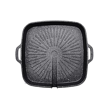 ATORSE Korean Maifan Stone Barbecue Plate Heating Evenly for Home Gas Type