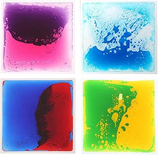 Fun And Function – Jumbo Gel Floor Tiles - Large (20 x 20 Inch) Liquid F...
