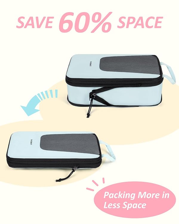 Bagsmart Compression Packing Cubes, Travel Bag Cruise Ship Essentials by BAGSMART - Used condition - Image 4