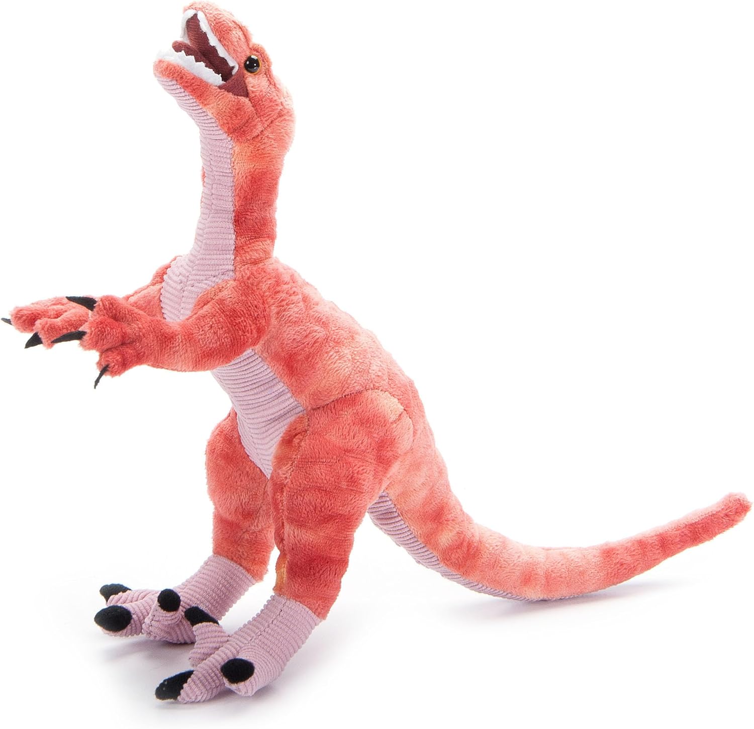 The Petting Zoo Velociraptor Stuffed Animal Plushie, Gift for Kids, Dinosaur Animals, Red Velociraptor Dinosaur Plush Toy, 19 inches