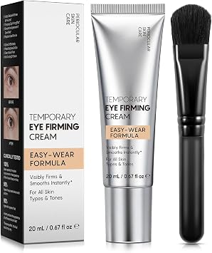 Instant Eye Lift Serum - Smooth & Tighten Fine Lines - Cosmetics Brighten Dark Circles Under the Eyes, Adjust Skin Tone- Transparent, Makeup-Friendly Formula for All Skin Tones
