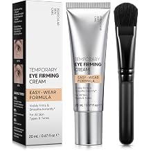 Instant Eye Firming Serum for Puffiness, Bags & Fine Lines, Temporary Tightening & Smoothing Under Eye Treatment with Peptides & Botanical Extracts, Lightweight Makeup-Friendly Eye Lift, 20ml