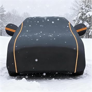 Waterproof Car Cover for VW Multivan T7 2021-2026, Outdoor Full Car Covers with Door Zipper, Exterior Rain Snow Sun UV Protection Covers