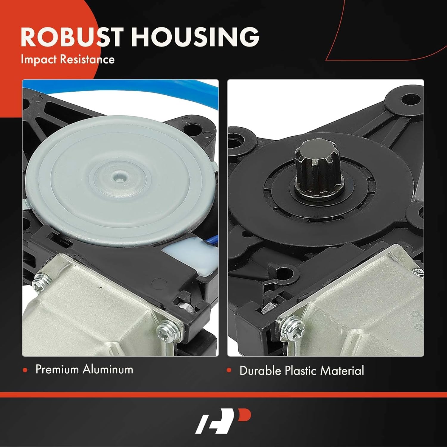 A-Premium Power Window Lift Motor Compatible with Jeep Cherokee 1997-2001 & Dodge Ram 1500 Van 1999-2003, Ram 2500 Van 1999-2003, Ram 3500 Van 1999-2003 & Chrysler Sebring 1996-2006, Replace# 55154960
