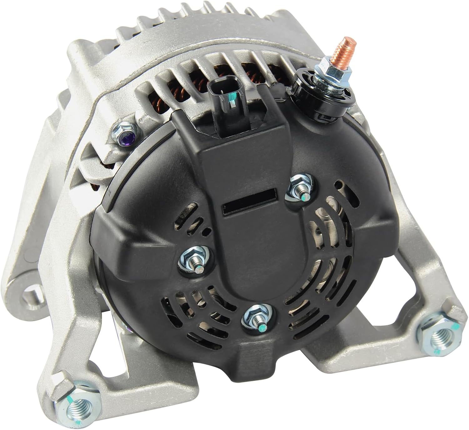 11378 04801311AD Alternator Automotive Replacement for Dodge Ram 2500/3500 2007-2010 6.7L Fit for Dodge Ram 5500 4500 6.7L 2008-2010 for Ram 2500/3500/4500/5500 2011-2012, L6 6.7L- 12V 160Amp