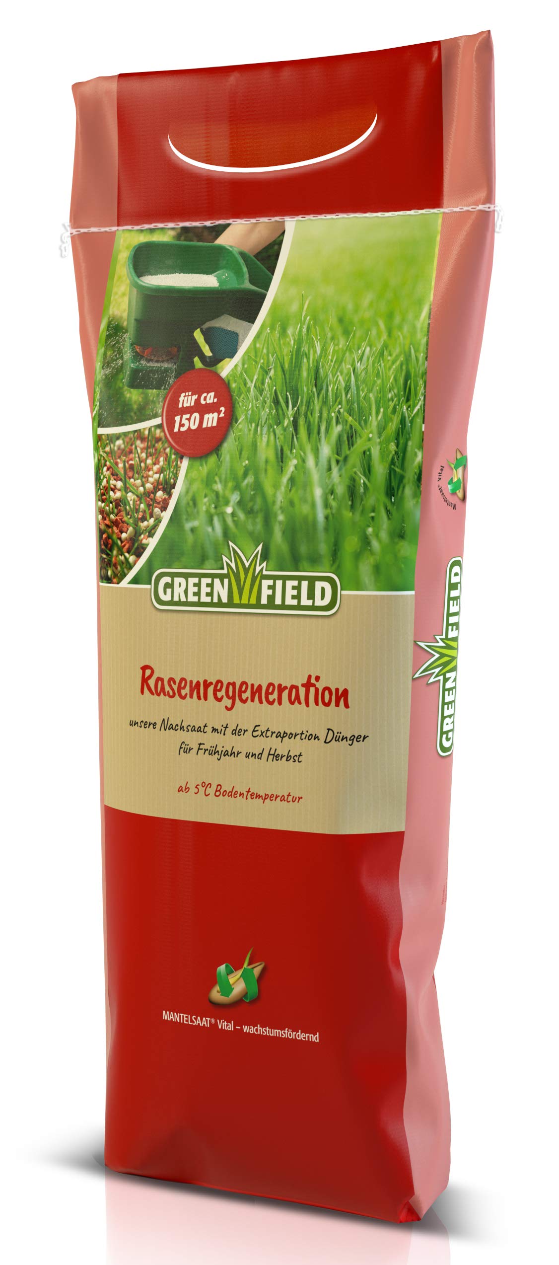 Greenfield Rasenregeneration Mantelsaat Rasenaktivator Dnger Rasen Saat  Vital 5 kg fr ca. 150 m : Amazon.de: Garten