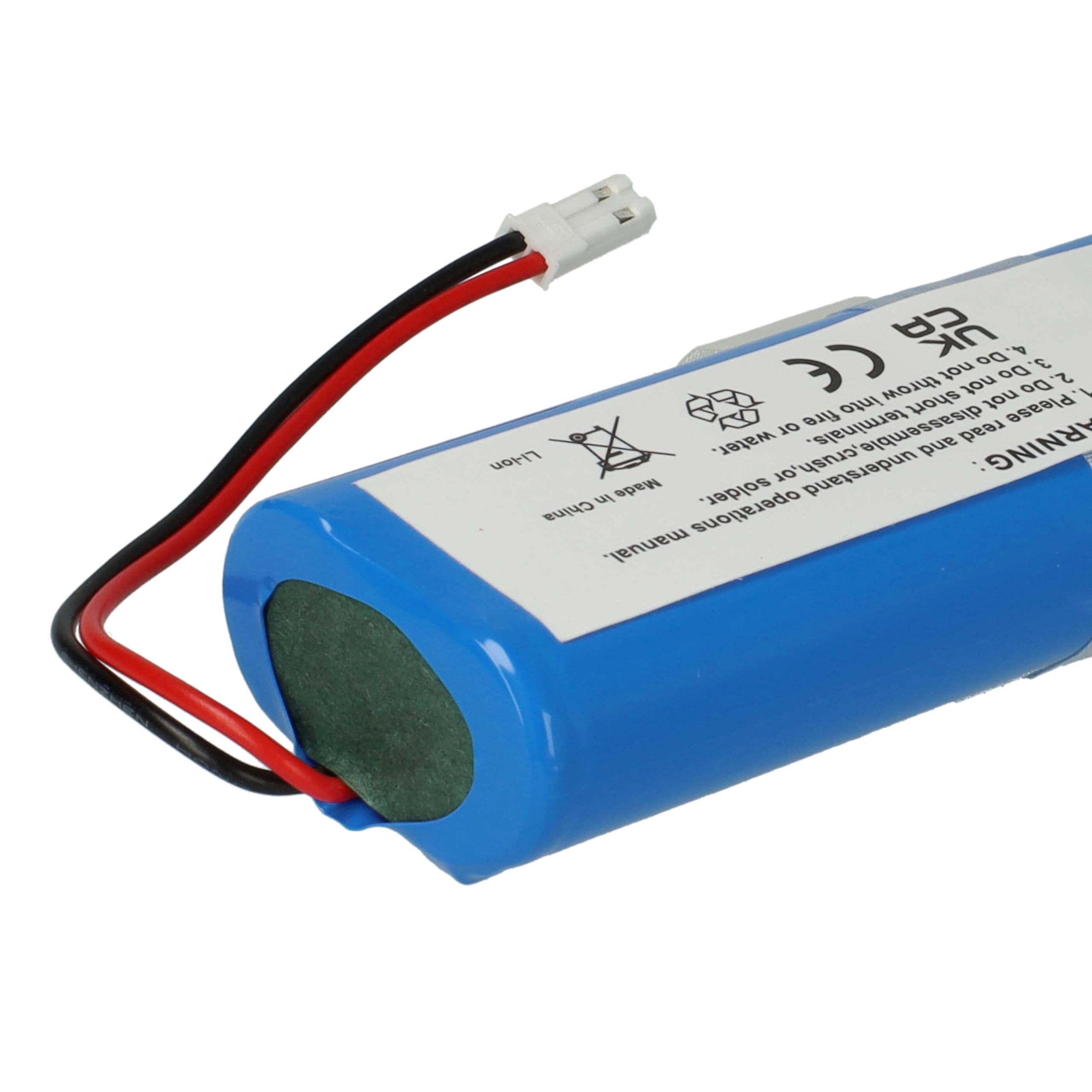 batteria sostituisce Medion HJ08, HA15 per home cleaner (3400mAh, 14,4V, Li-Ion)