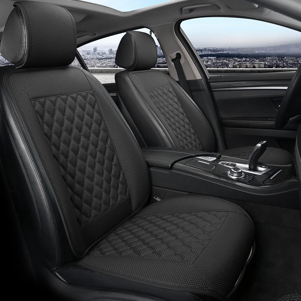 Cheapest 🛒 Black Panther Full Set Car Seat Covers, Luxury Car Seat Protectors Universal Anti-Slip Seat Cover for 5-Seater Models, Diamond Pattern (Black) Exclusive Discount 60% Price Black Panther Full Set Car Seat Covers, Luxury Car Seat Protectors Universal Anti-Slip Seat Cover for 5-Seater Models, Diamond Pattern (Black)