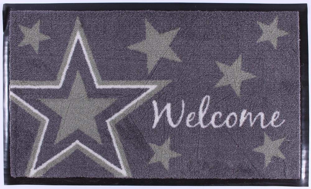 Decorative Coir Entrance Door Mat Welcome 75 cm x 45 cm