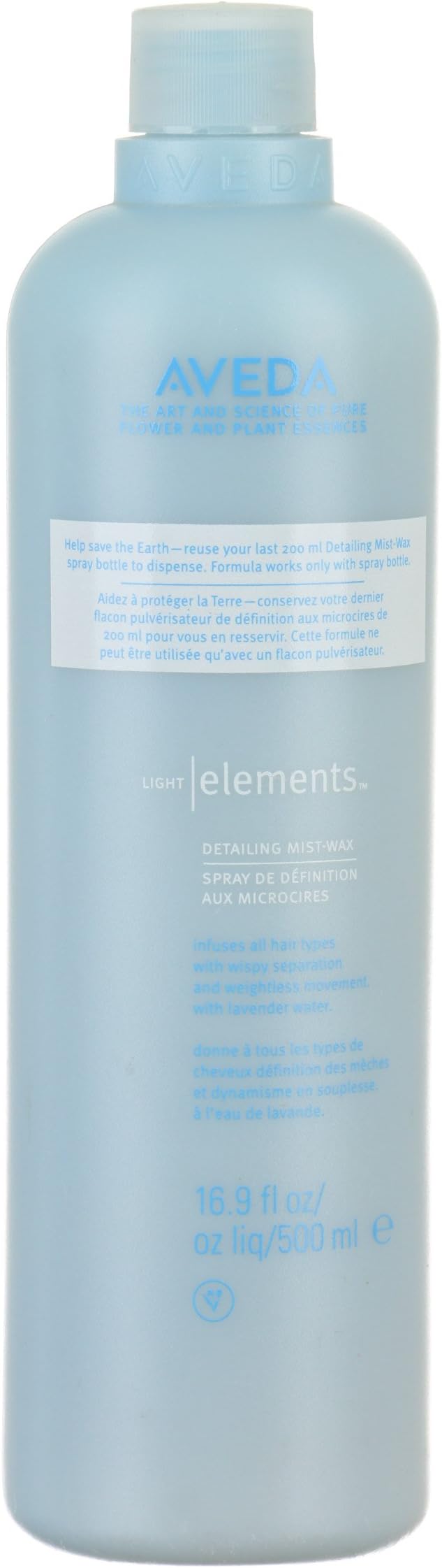Aveda Light Elements Detailing Mist Wax 16oz REFILL size