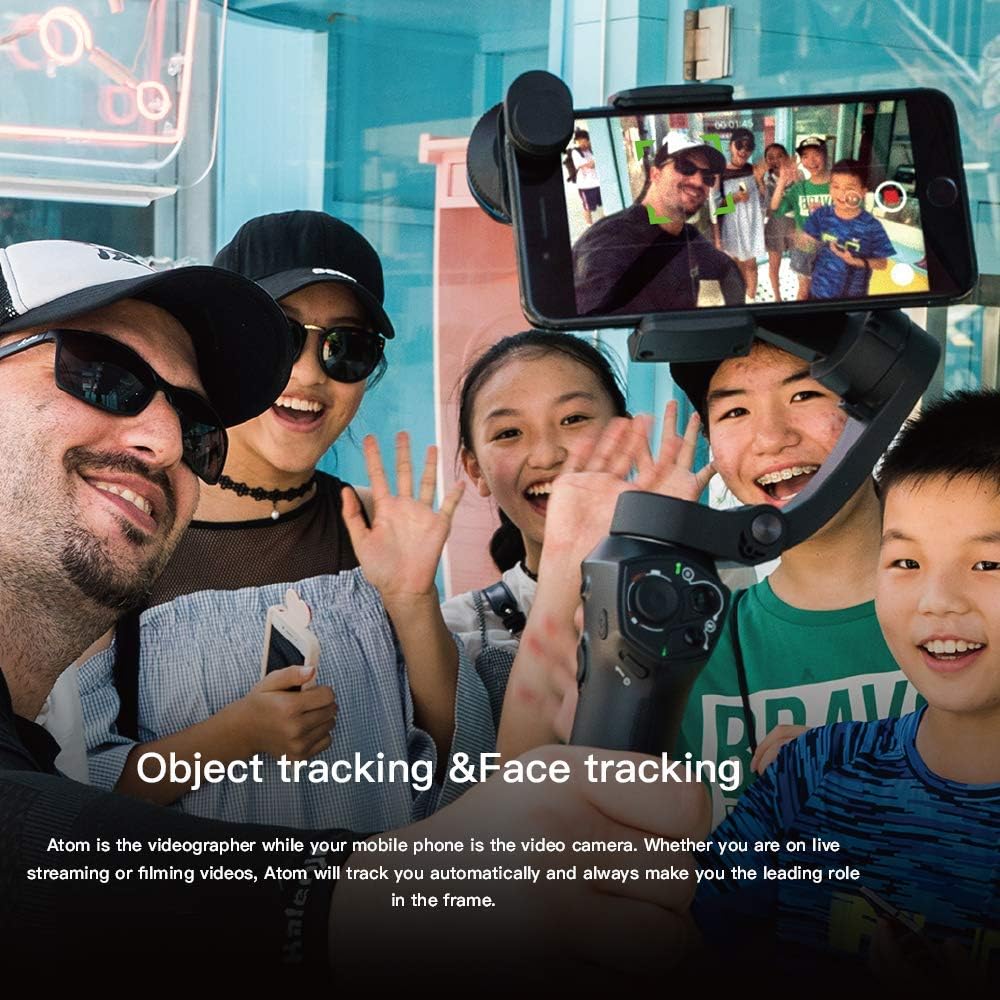 Snoppa Atom Gimbal demonstrating object and face tracking