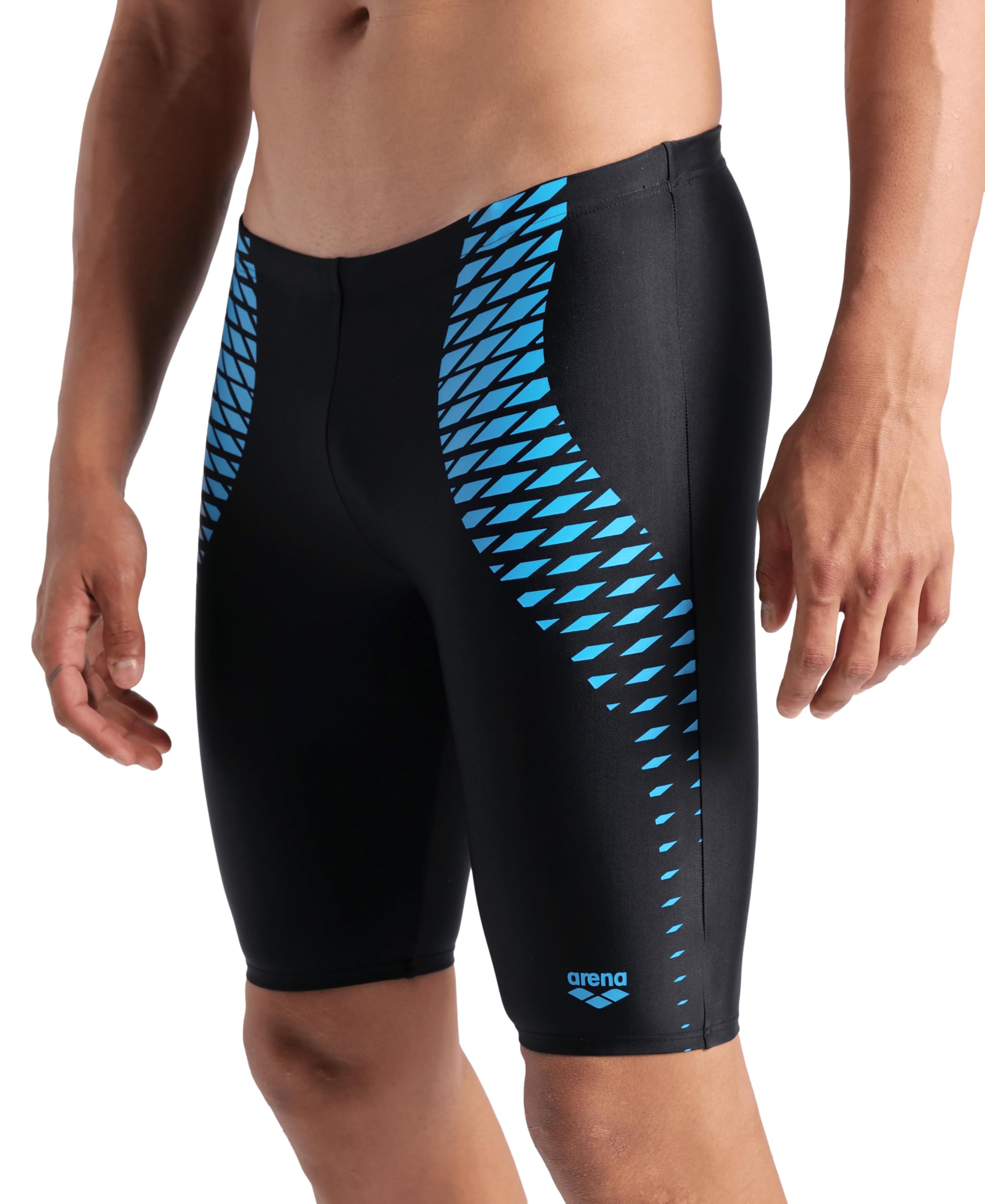 ARENA Mens Men's Feel Openings Swim Jammer Knee Length Swimsuit Sports Pool Bathing Suit