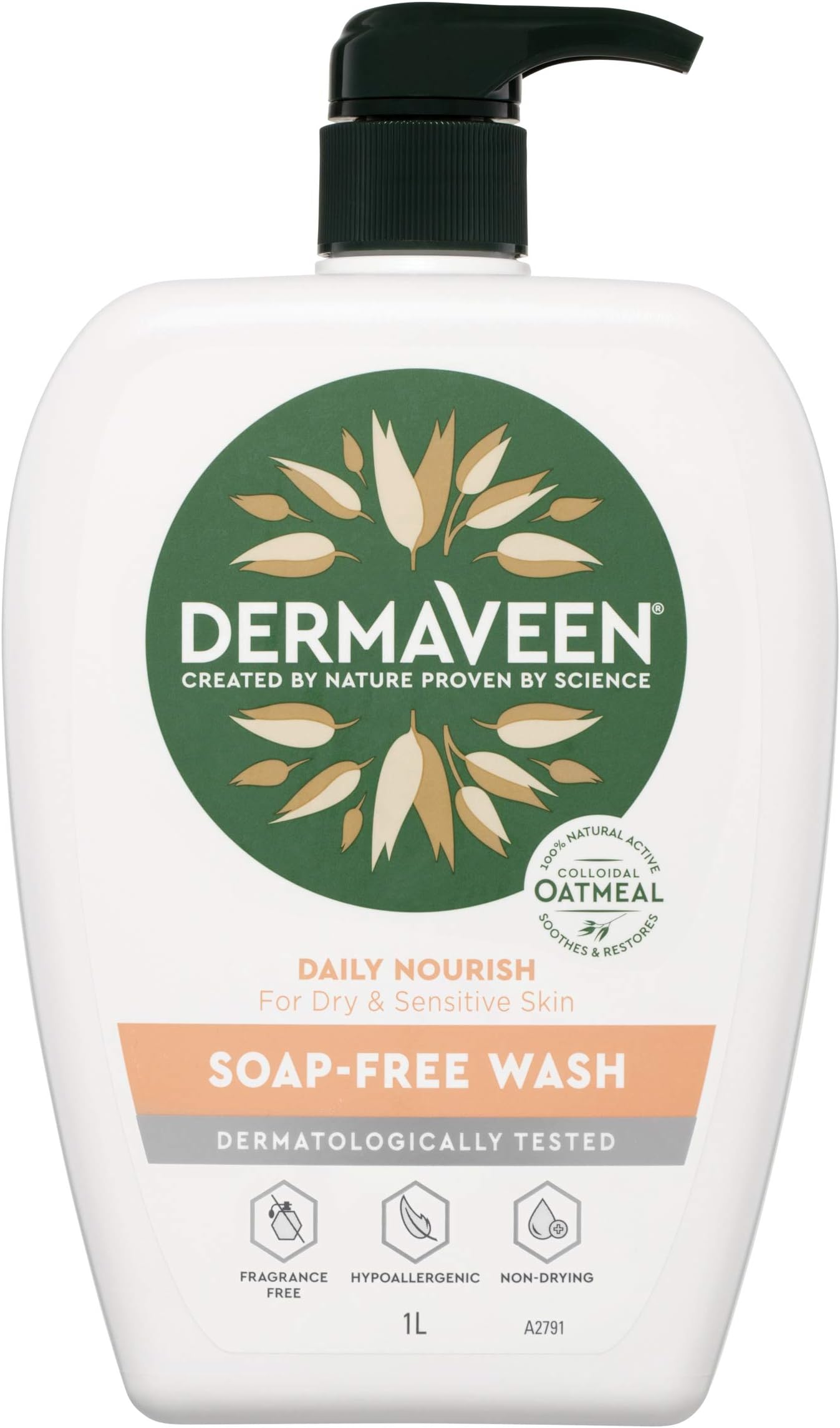 DermaVeen Everyday Soap Free Wash 1 Litre