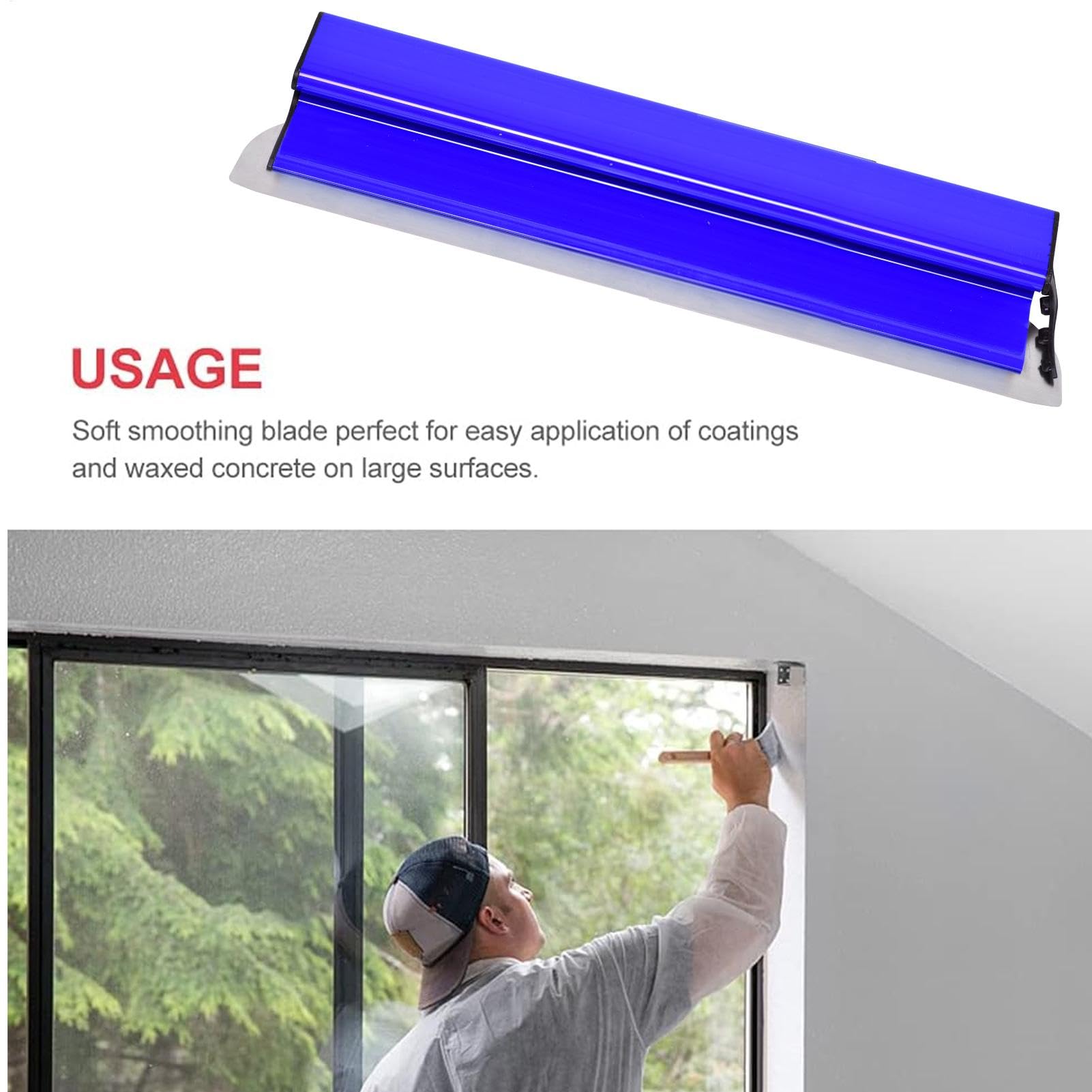 Raspador de Pared Juego de Espatulas con Estuche Portatil y Mango | Juego de Espátulas para Paneles de Yeso, Herramientas de Acabado para Paneles de Yeso, Tableros de Pared y Techos