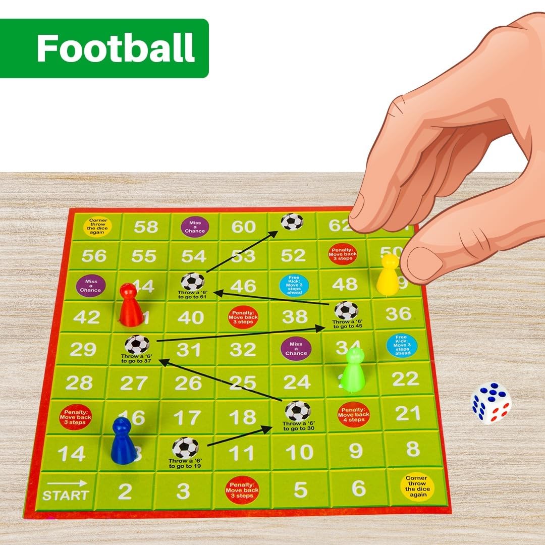 Ratna's Lovely-9 Board Game Set - 9 Games! -5