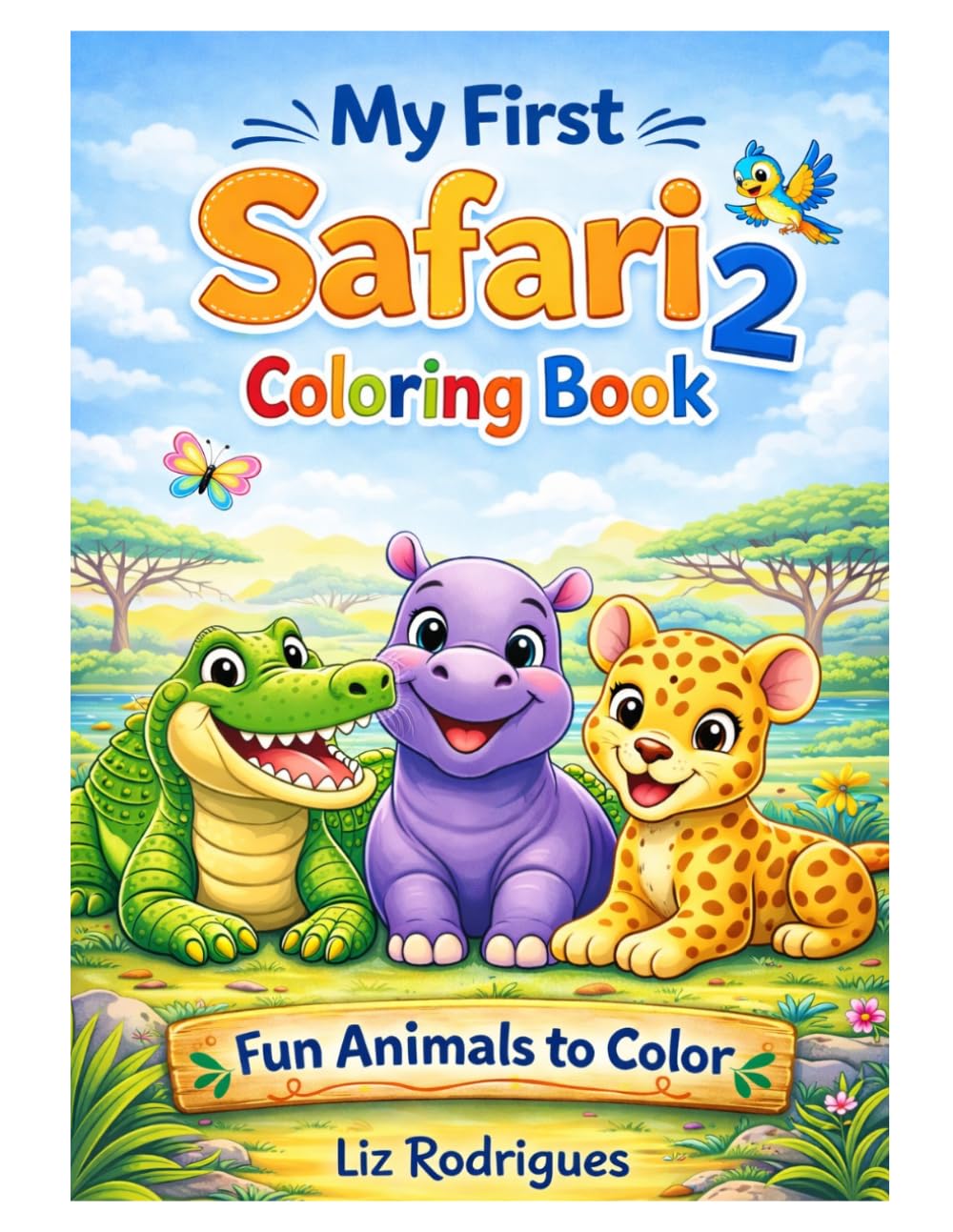 My First Safari Coloring Book: Fun Animals to Color