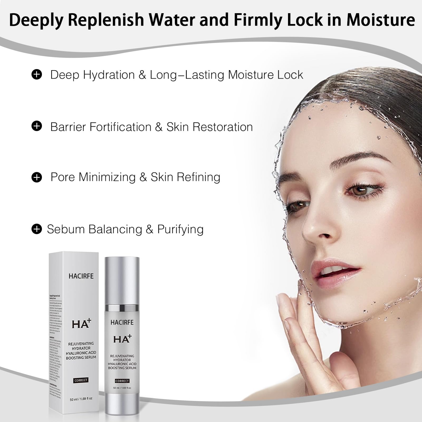 HA Rejuvenating Hydrator Hyaluronic Acid Serum with Niacinamide