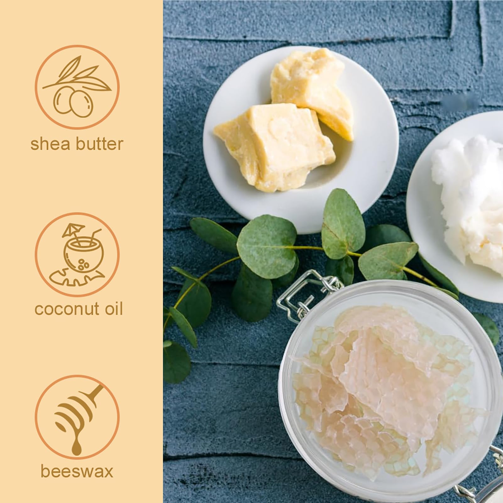 Honey Foot Cream for Very Dry Hands & Feet - 40 ml, Cracked Heel Repair & Intensive Moisturizing for Women & Men - Image 3