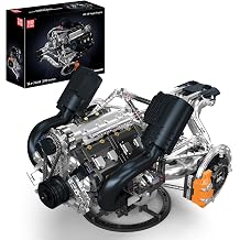 Mould King V8 Engine Building Blocks Sets, V8 Engine Model kit, Build Your Own STEM Model Engine, 8-Cylinder Car Engine Building Engineering Toys for Age 14+/Adults Collections3192+PCS