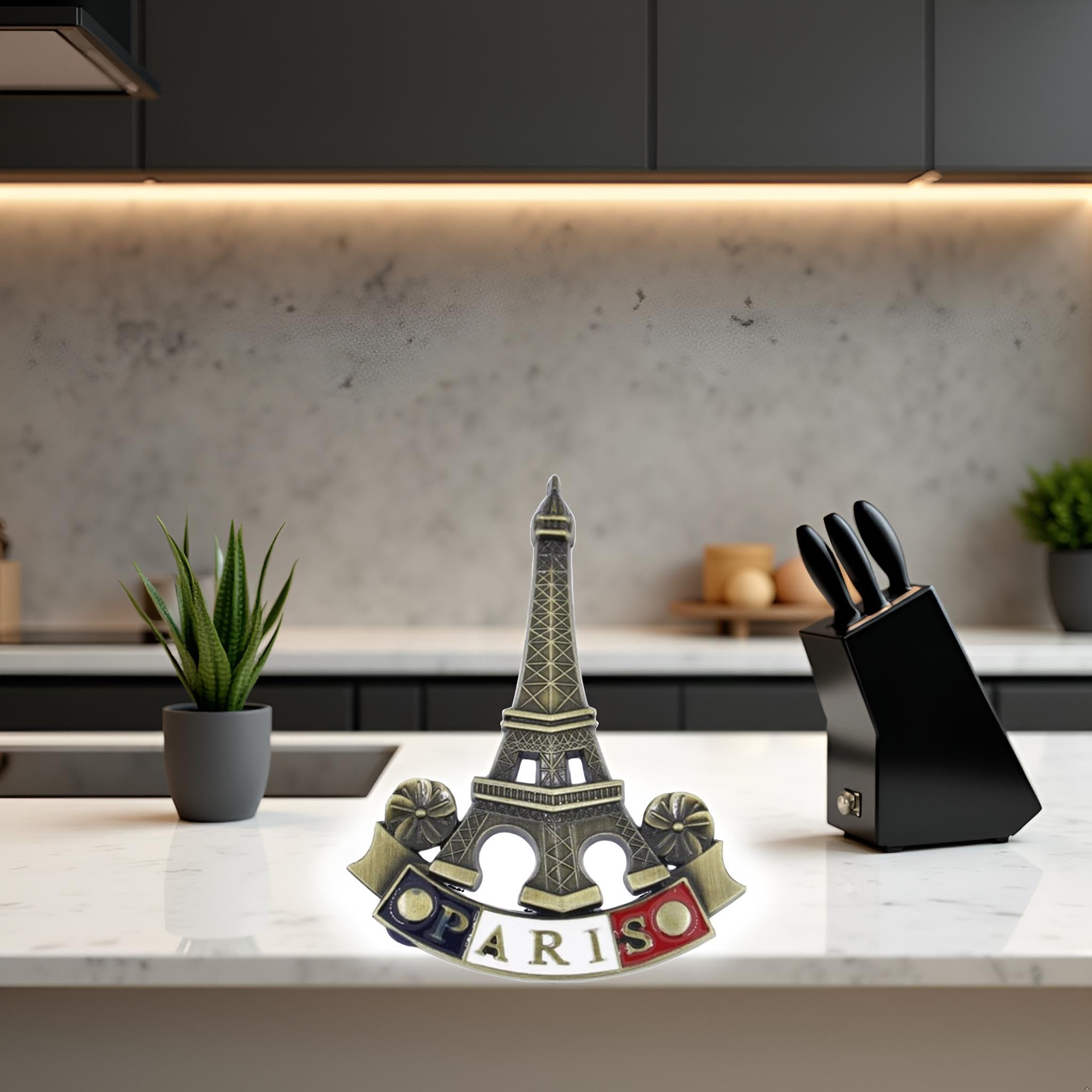 3D Metal Fridge Magnet Eiffel Tower Paris France Souvenir Gift Decor Refrigerator Magnets, Kitchen Accessories,Kitchen Refrigerator Decor