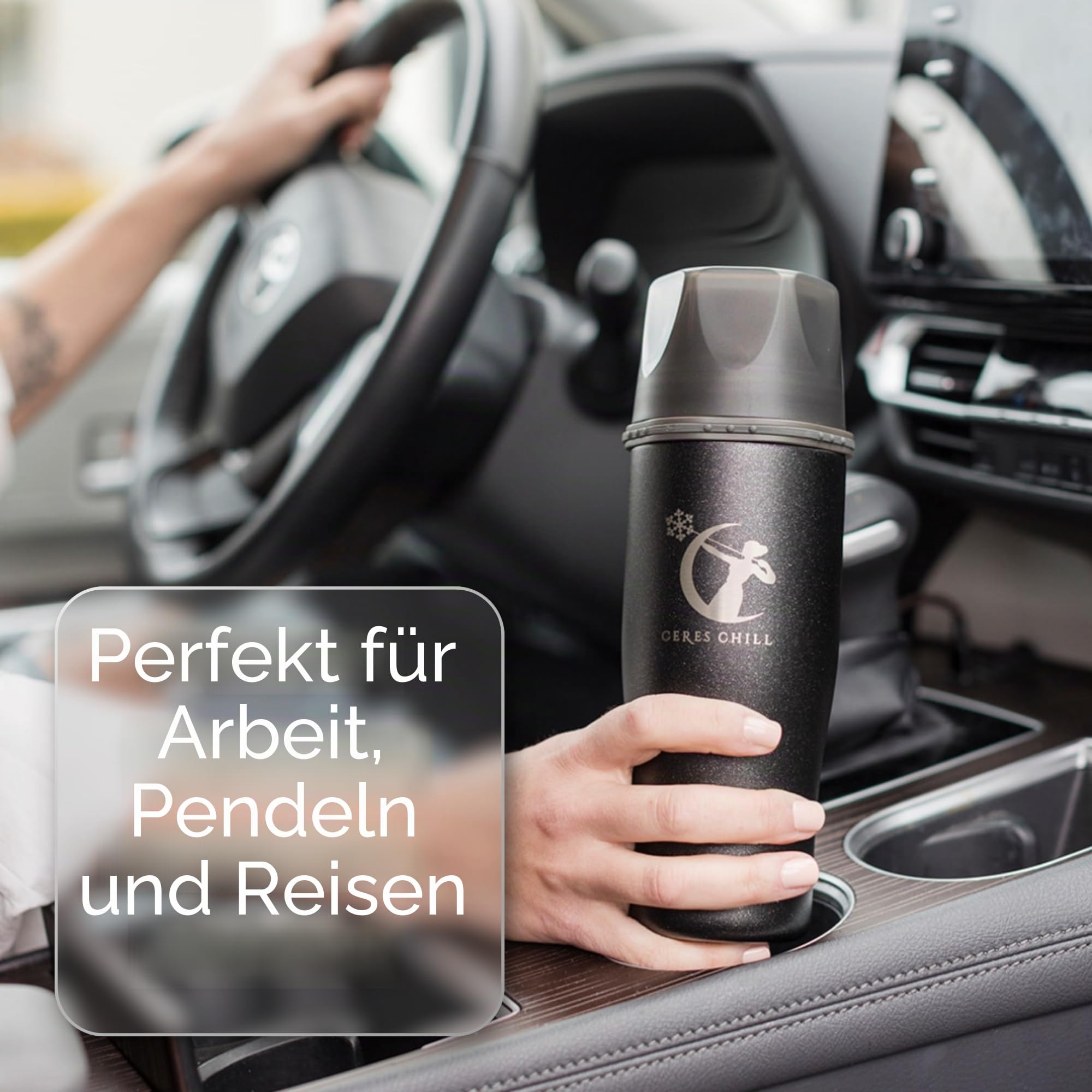 Ceres CHILL Demigoddess Mini Muttermilchkühler & Wärmer - 170.1-453.6 g Tragbarer Muttermilchkühler, Aufbewahrung & Babyflasche für Reisen, Arbeit oder Unterwegs - Pumpe kompatibler Behälter