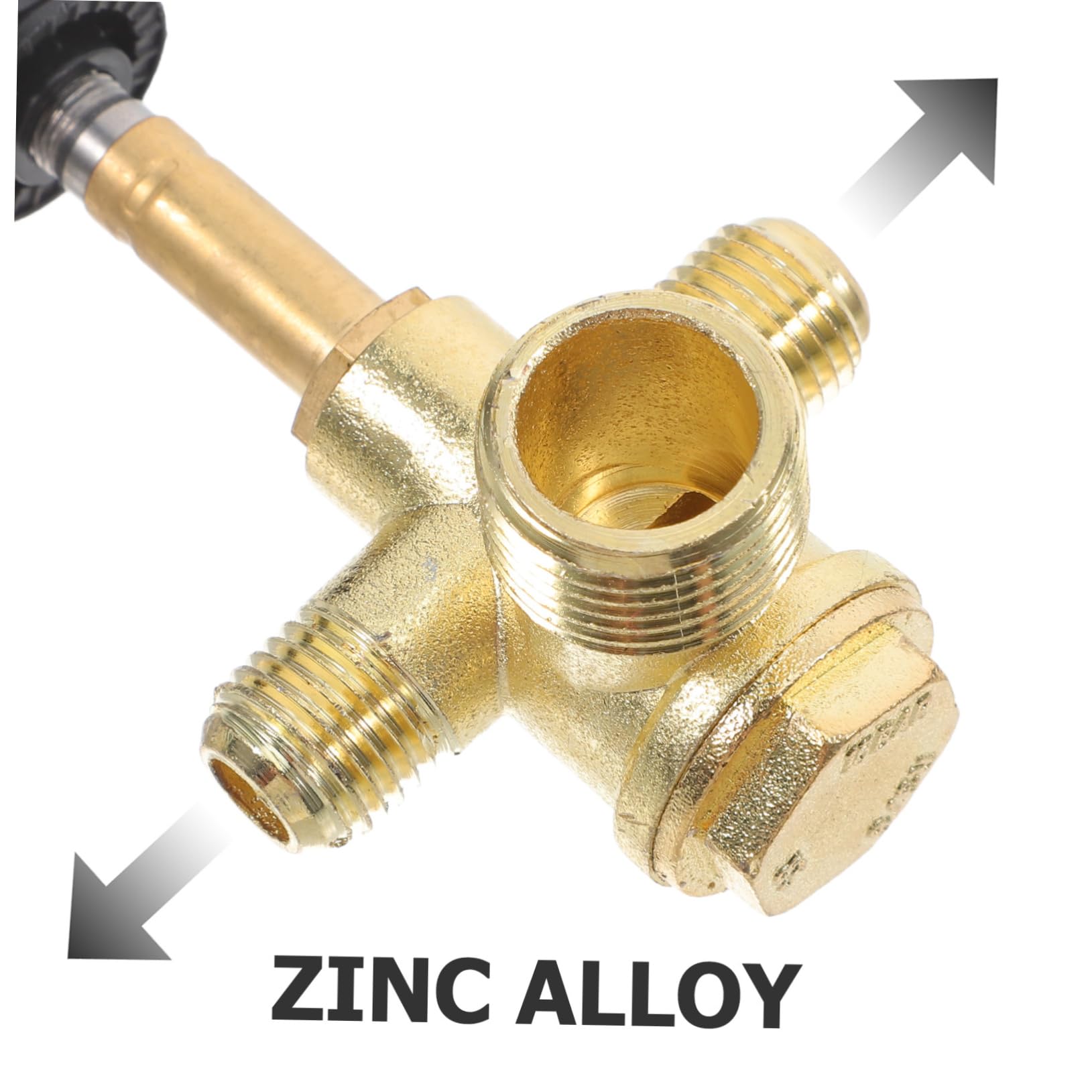 EXCEART 5 Pezzi Valvola Controllo Pressione Compressore Vie con Connettori Filettati Valvola Non per Tubazioni e Pompa Piston Compressore