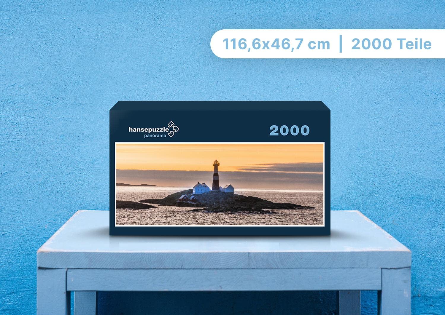 Hansepuzzle Leuchtturm Puzzle 1000 Teile – Hochwertiges Fotopuzzle, Format 60x46 Cm, Mit Aufbewahrungsbeutel, Ideal Für Erwachsene