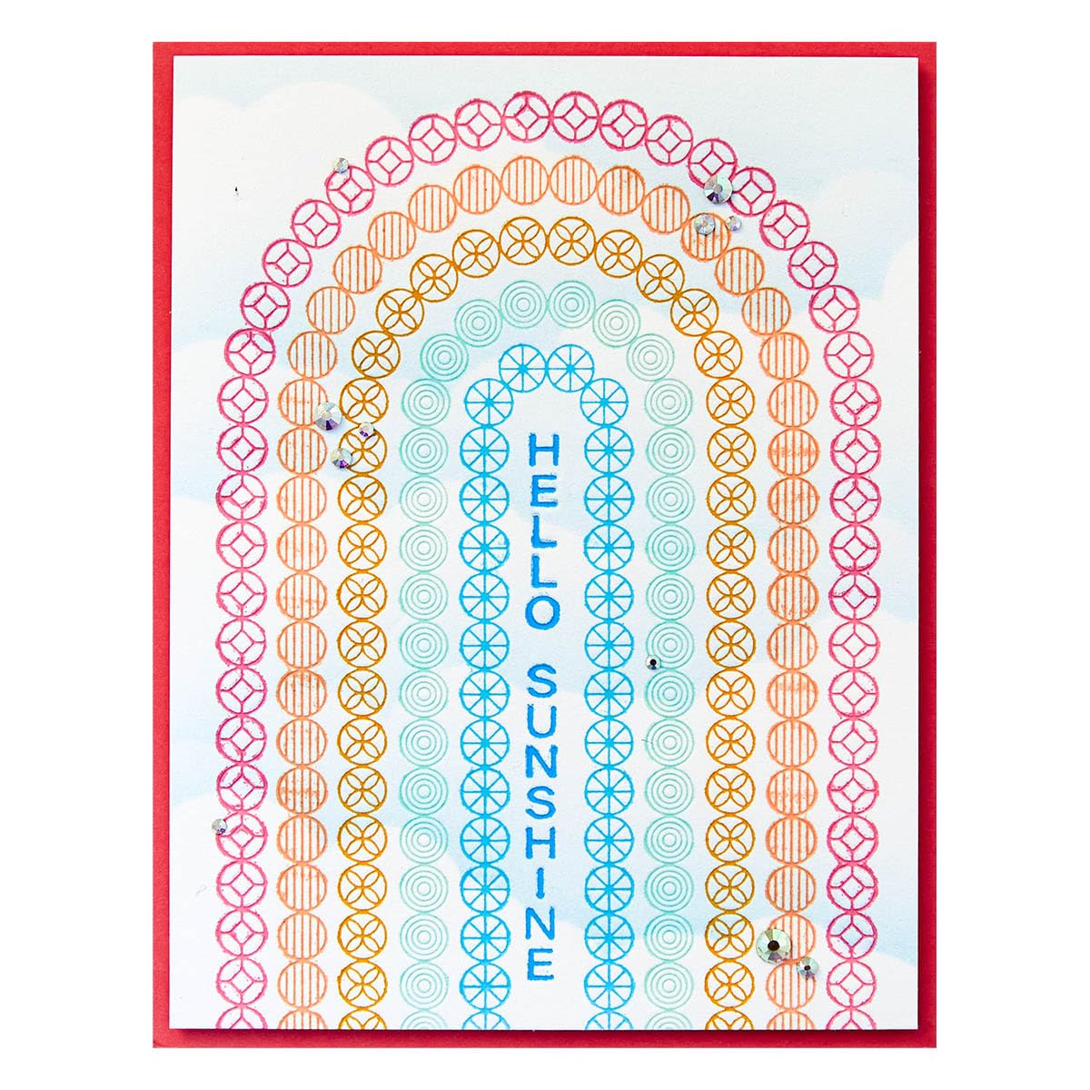 Spellbinders BPR-006 Arched Messages Registration Press Plate & Die Set from The Cheers to You Collection - Image 4