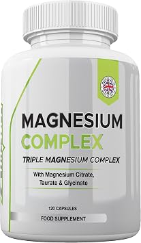 Magnesium Glycinate 3-in-1 Complex 2392mg - 120 Capsules, 40 Servings