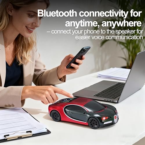 Miniatura 7 de Luxury Sports Car Model Bluetooth Speaker with HD Sound, TWS Stereo Pairing, Display Screen, Built-in Microphone, Unique Bluetooth Car Speaker for